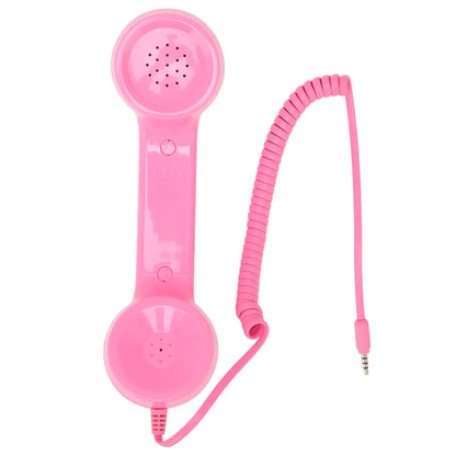 Handheld Cell Phone Telephone Receiver Multifunction One Click  Radiation Proof Retro Phone Handset for Mobile Phones Computers