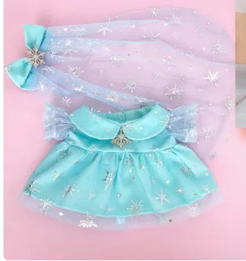 LABUBU Time To Chill TPR Vinyl Doll Clothes Changeable Outfit Set Dress Up Costume Replacement Collectible Toy Gift