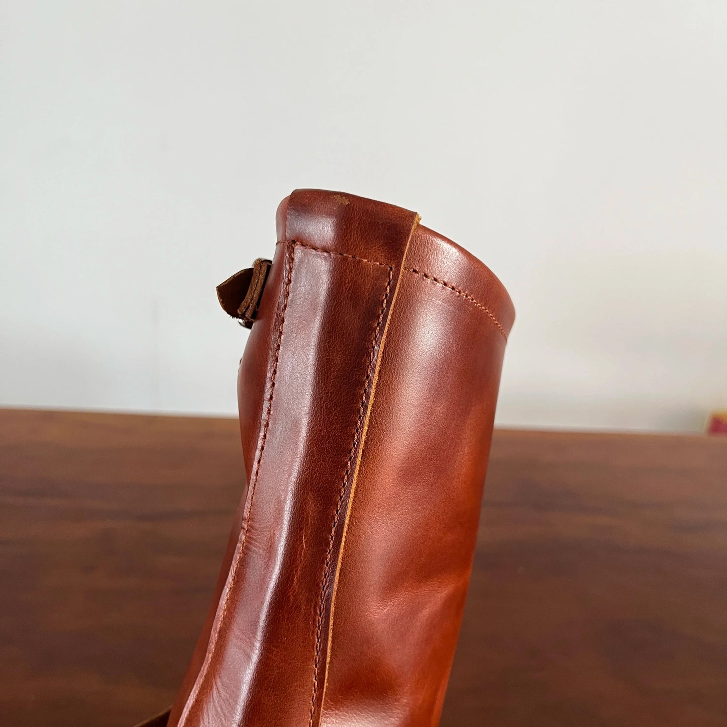 RockCanRoll-Chaussures en cuir de vachette véritable pour hommes, chaussures italiennes en cuir de vachette, bottes Trooper AtlanBoots cousues Goodyear, qualité supérieure, EB800