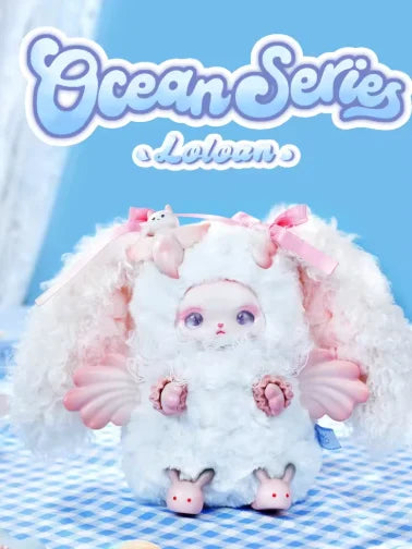 Genuine CQTOYS Loloan Ocean Series Blind Box Cute Doll Plush Handmade Ornament Gift Trend 2025 Summer