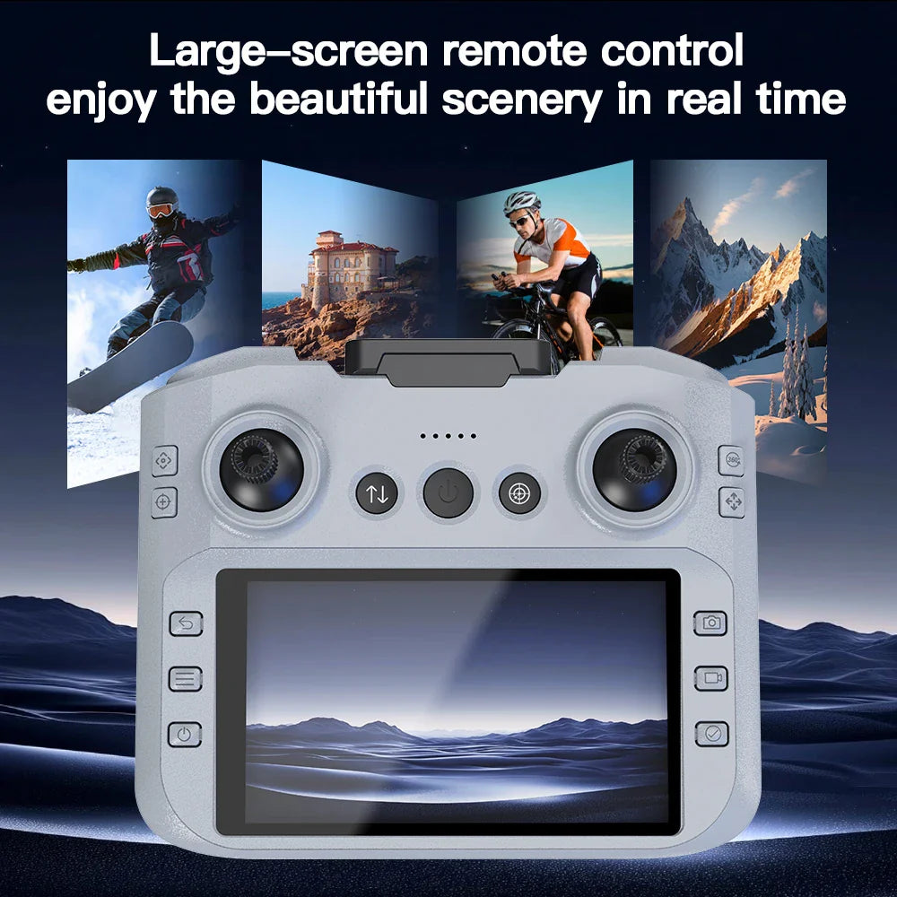 Nouveau Mini Drone caméra HD télécommande avec écran Intelligent évitement d'obstacles moteur sans brosse quadrirotor Dron jouets AE5Pro