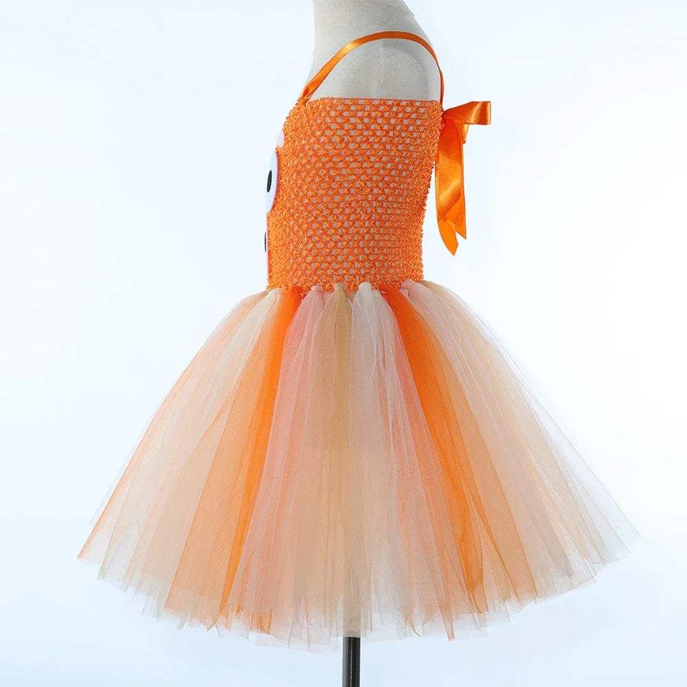 Costume pour filles, robe tutu de berger allemand de dessin animé, costumes de chiot pour enfants, déguisement de fête d'Halloween pour tout-petits