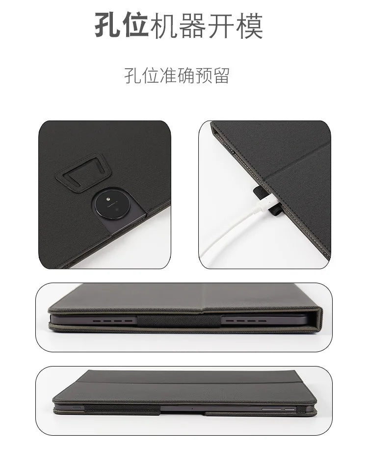 Case For TCL NXTPAPER 14 Case 9491G 14.3" Tablet PC Magnetic Cover with Hand Strap PU Leather Flip Book Funda