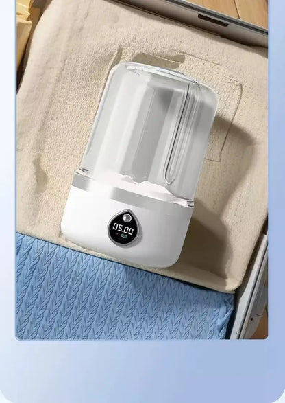 Mini Washing Machine Portable Rechargeable Fully Automatic Washing Machine for Underwear, Socks, and Small Laundry