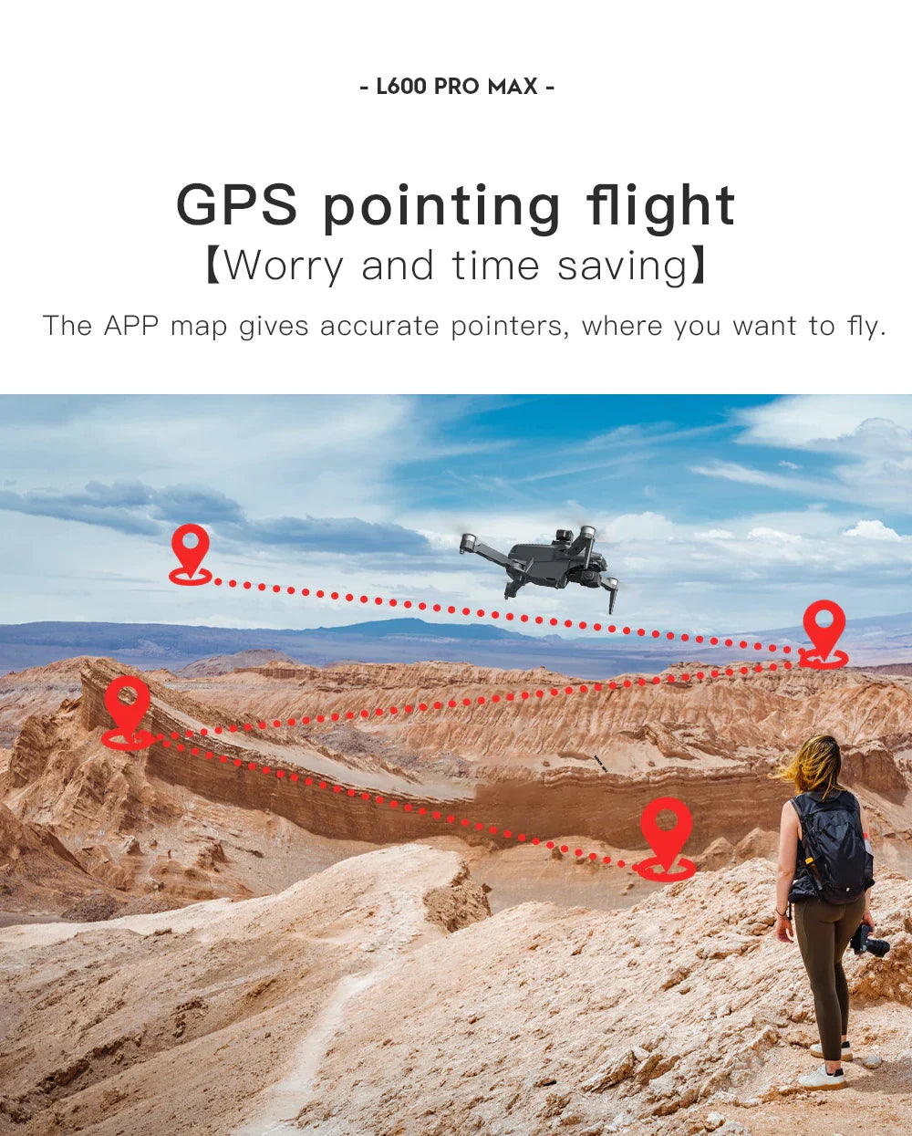 Drone GPS L600 PRO MAX/PRO, caméra HD professionnelle 4K, cardan 3 axes 5G FPV, sans balais, en option, pour éviter les obstacles, quadrirotor