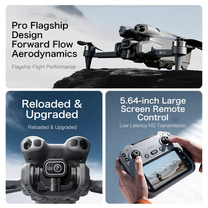 Drone professionnel avec double caméra 4K, drone vidéo, quadrirotor, 360, évitement intelligent d'obstacles, cadeau, nouveau, 2022