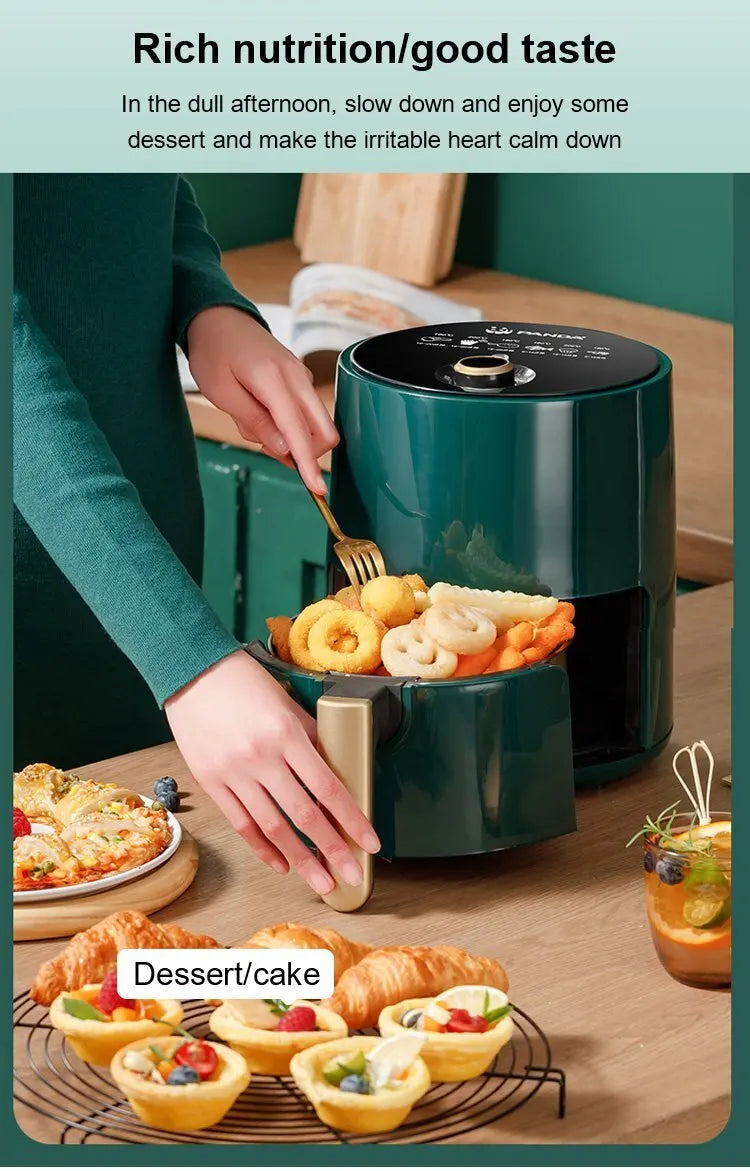 Air Fryer Homeuse Oil Free And Smokefree Automatic Largecapacity Intelligent Multifunctional Electric Fryer Smart Automatic