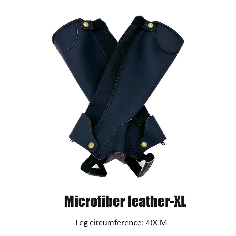 Equestrian Legging Horse Riding Equipment Pirate Knight Equestrian Boot Cover Faux Leather Gaiter Medieval Renaissance Steampunk