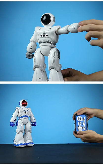 Jouet robot intelligent à détection de gestes et tactile : robot spatial télécommandé programmable