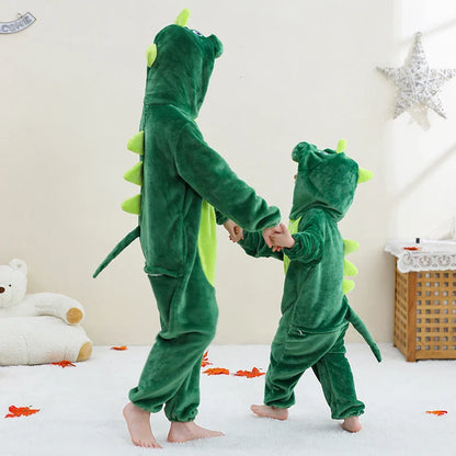 MICHLEY – Combinaison à capuche en flanelle motif Capybara pour enfant, pyjama, grenouillère, déguisement pour Halloween, pour garçon et fille