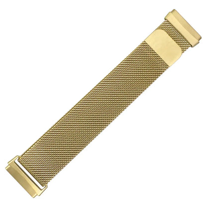 Bracelet à mailles milanaises en métal pour montre connectée Fitbit Versa 4/Versa 3 Bracelet officiel pour Fitbit Sense 2-1 Correa magnétique