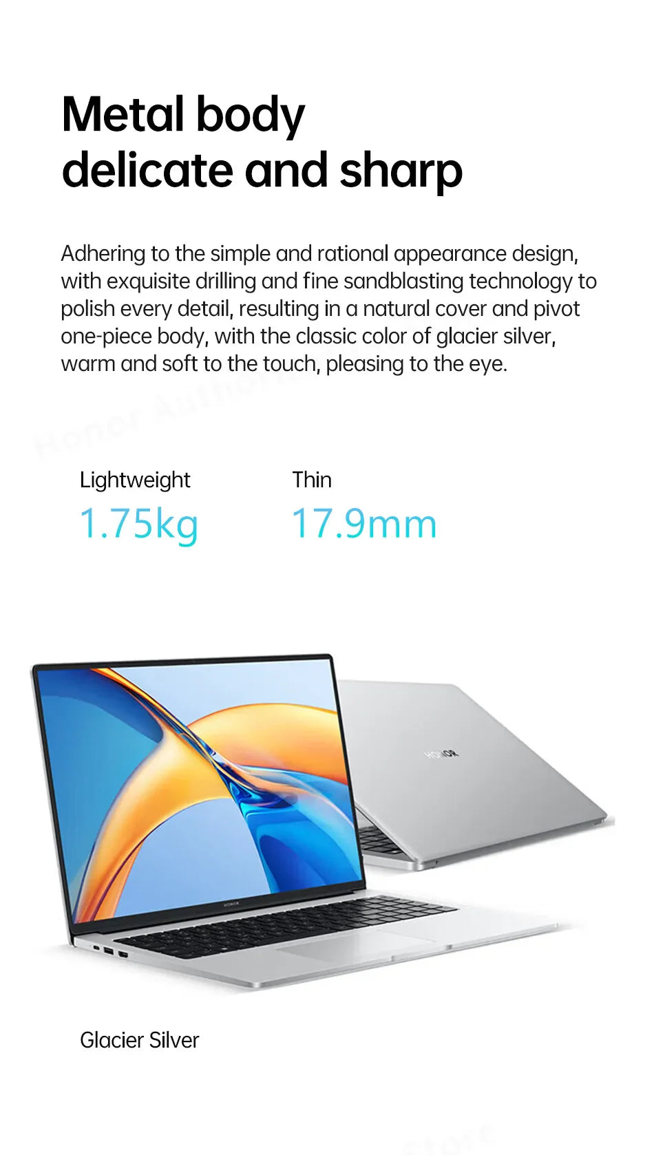 Honor Laptop X16 2024, Ryzen 5 7640HS,16GB 512GB,AMD Radeon 760M, 16 Inch, IPS 45%NTSC 60Hz, Win11