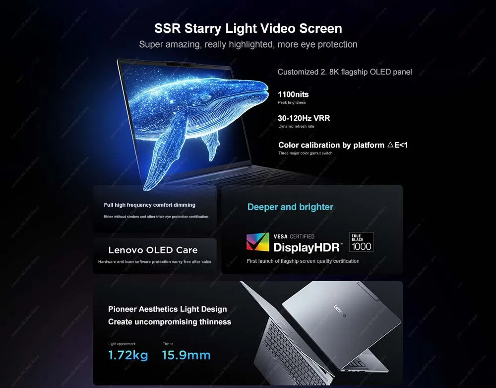 Lenovo 2025 NEW XiaoXin Pro 16 GT U5/U9 32G+1T 16-Inch 2.8K 120Hz Screen