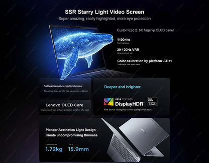 Lenovo 2025 NEW XiaoXin Pro 16 GT U5/U9 32G+1T 16-Inch 2.8K 120Hz Screen