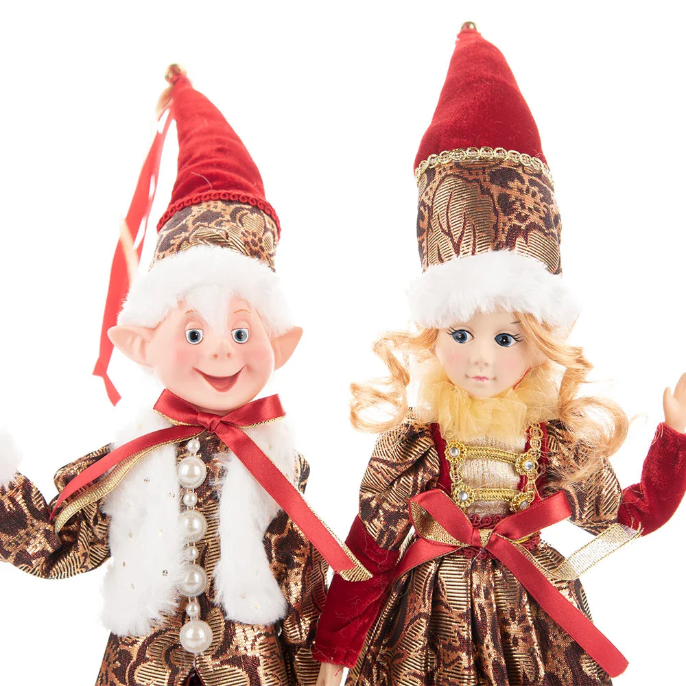 1 Pair Christmas Tree Decorations Cute Angel Doll Girl Pendant Navidad 2024 New Year Christmas Tree Ornaments Xmas Gift For Kids