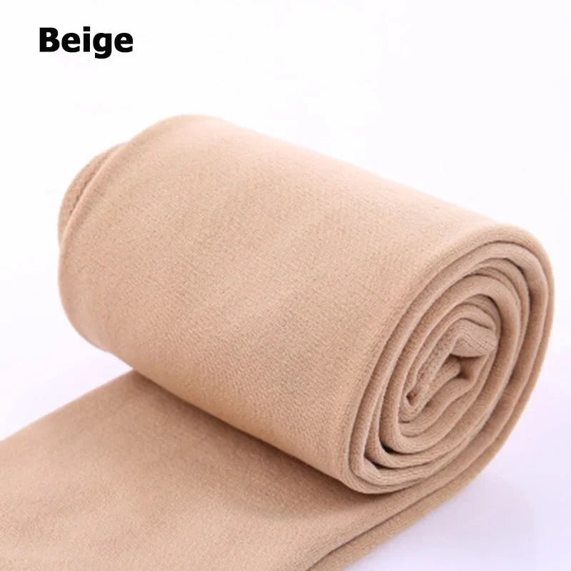 Leggings décontractés en velours pour femmes, collants polaires, pantalons skinny, pantalons chauds pour dames, haute élasticité, ogo, hiver