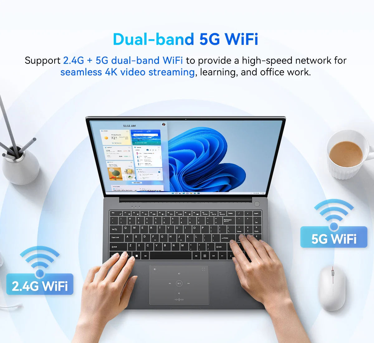 Blackview AceBook 12 Ordinateur portable Win 11 16'' FHD IPS, Notebook Intel I5-1030NG7, 16 Go RAM 512 Go SSD, Bouton d'alimentation 2-en-1 avec empreinte digitale