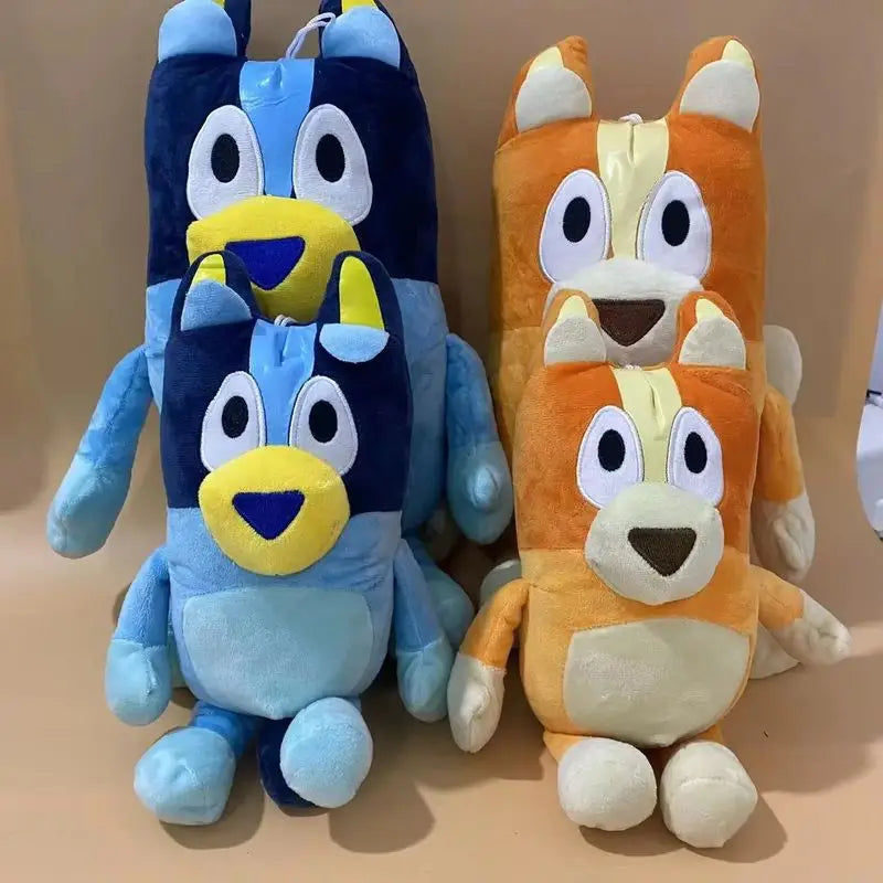 Family Stuffed Animals 17/28cm – Cartoon Dogs, Soft Plush Toys, Great for Birthdays and Christmas Gifts