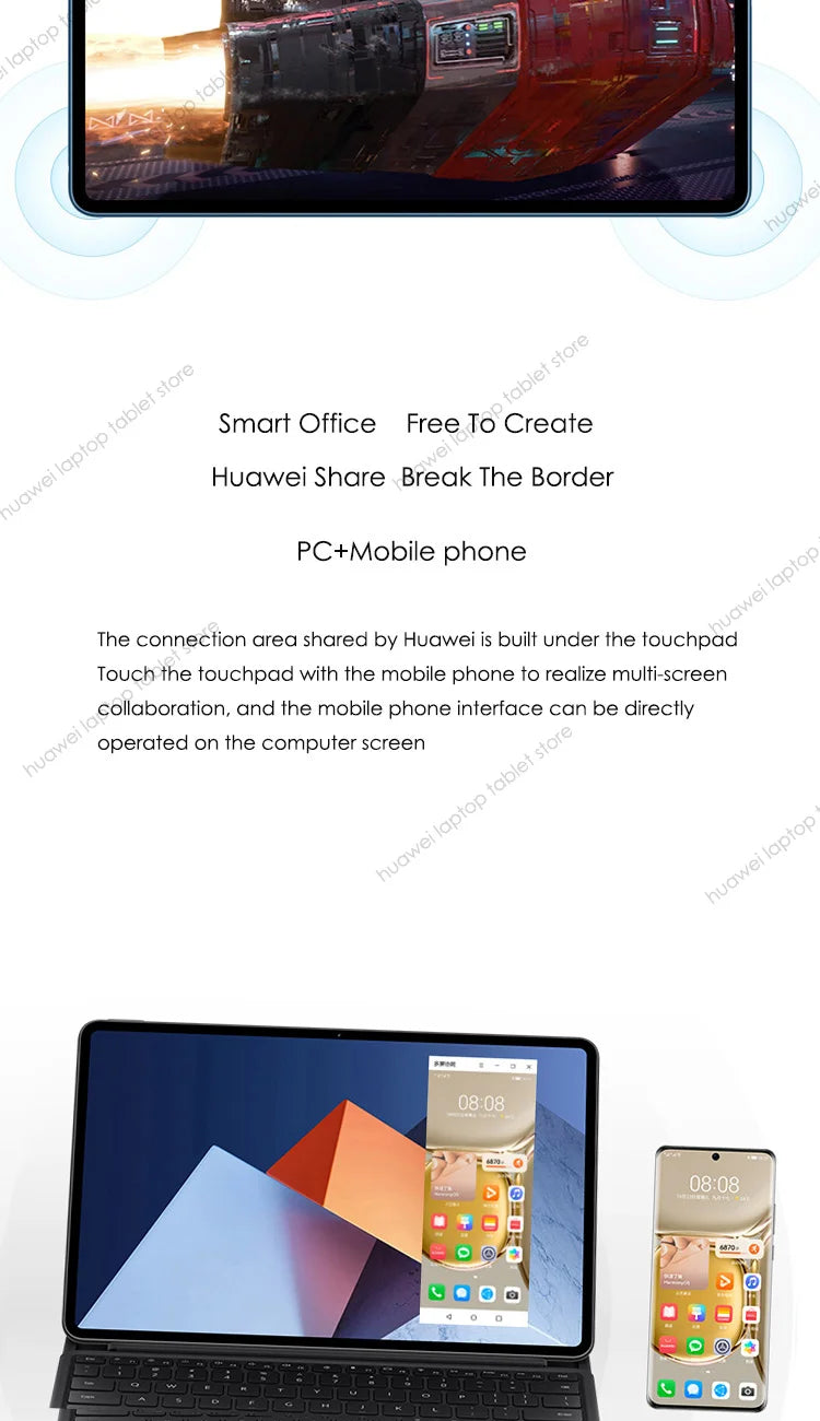 2022 HUAWEI MateBook E Tablet Mini Pc 12.6 Inch OLED Full Screen 2 In 1 Laptop i5/i7 8GB16GB 256GB/512GB  Windows 11 Notebook