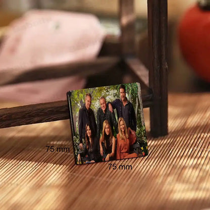 F-friends – aimants pour réfrigérateur avec Photo personnalisée, TV classique, cadeau pour la décoration de la maison, cadeau de saint-valentin, autocollant Photo magnétique