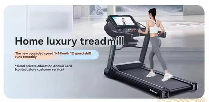 Tapis de course pliable multifonctionnel, mini tapis de course à domicile, équipement d'exercice intérieur, maison pliante de gym, 220V