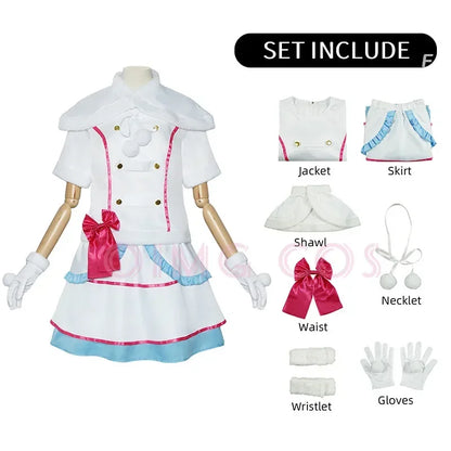 LoveLive Ayase Eli Cosplay Costume Adult Carnival Uniform  Anime Halloween Party Masquerade Costumes Women Game