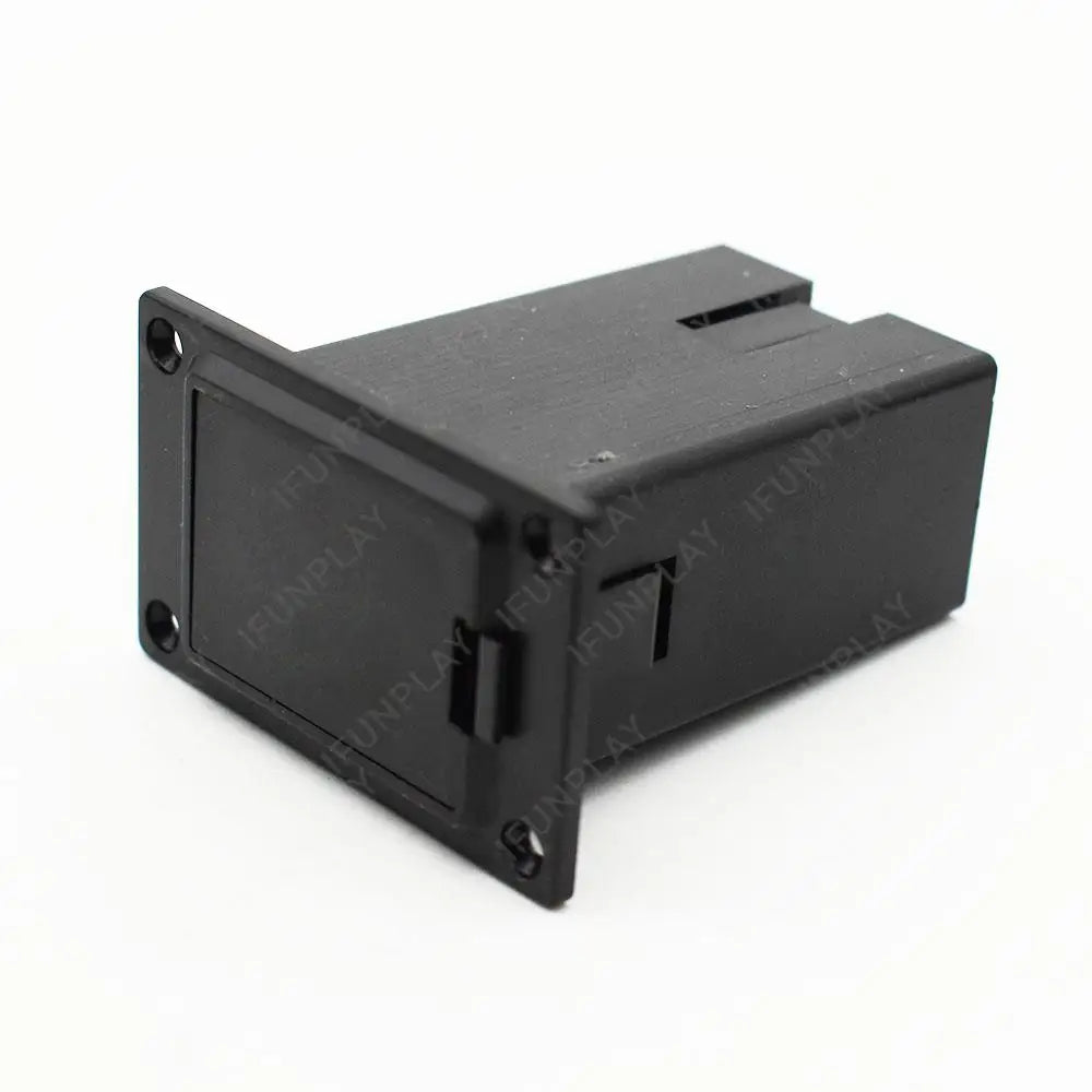 10 pièces pièces de guitare 9V support de boîtier de batterie boîte de couverture pour guitare acoustique basse micro actif noir