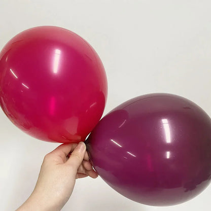 Kit de guirlande de ballons rouge vin bordeaux, arc de ballons en or rouge, guirlande de ballons de noël, décor de noël, décor de saint-valentin