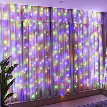 USB LED rideau chaîne lumières avec télécommande chambre vacances mariage anniversaire noël décor LED fée guirlande lampe