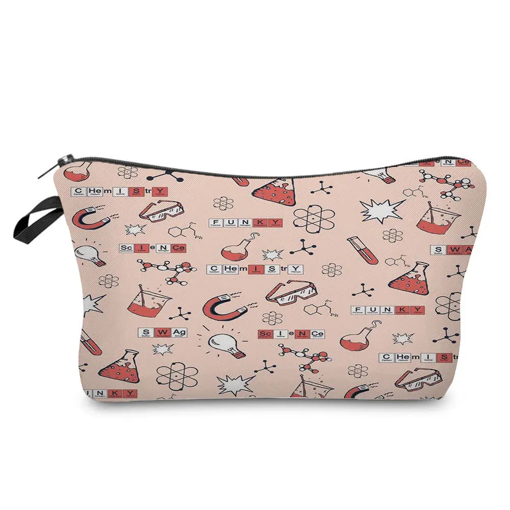 Sacs de rangement portables pour étudiant en sciences naturelles, poudres pour crayons, école, école, école, école, école, école, cadeaux du Nouvel An, mini sac de lavage