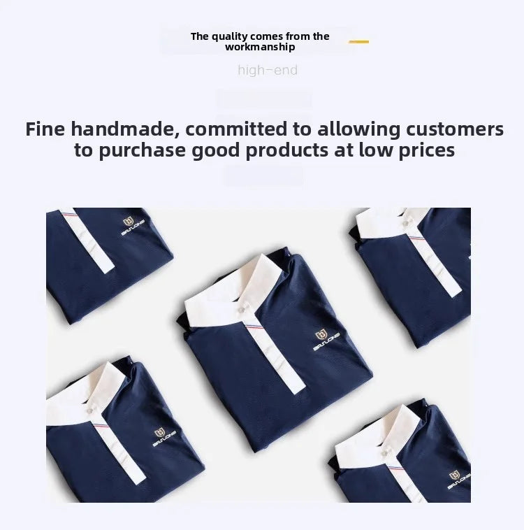 Equestrian T-Shirt Long-Sleeved Polo Shirt Spring and Summer Quick-Drying Breathable Sunscreen Equestrian Suit Competition T-Shirt Men's and Women's Elegant Knight Suit