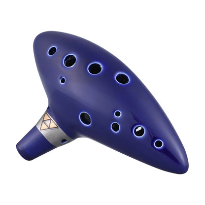 12 trous Ocarina céramique Alto C navire flûte vent légende de Zelda Instrument de musique