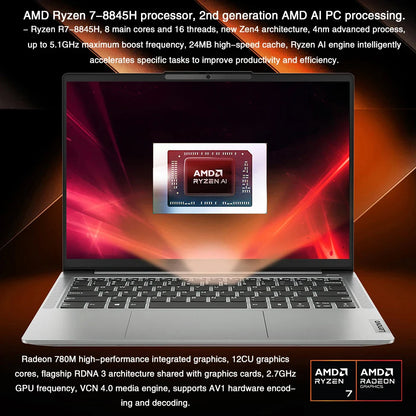 Lenovo XIAOXIN 14 (IdeaPad Slim 5) 2024 Laptop AMD Ryzen R7-8845H Intel Core i5-13420H 16GB 32GB 512GB 14" Inch FHD Computer PC