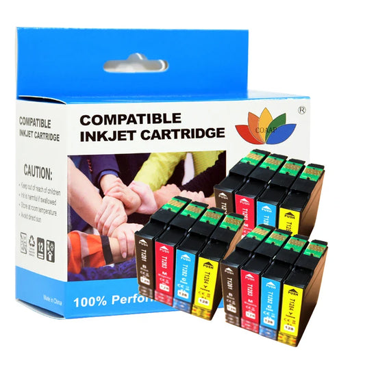 12 CARTOUCHES D'ENCRE POUR IMPRIMANTES STYLUS S22 SX125 SX130 SX235W SX420W SX425W SX435W SX445W BX305F BX305FW BX305plus