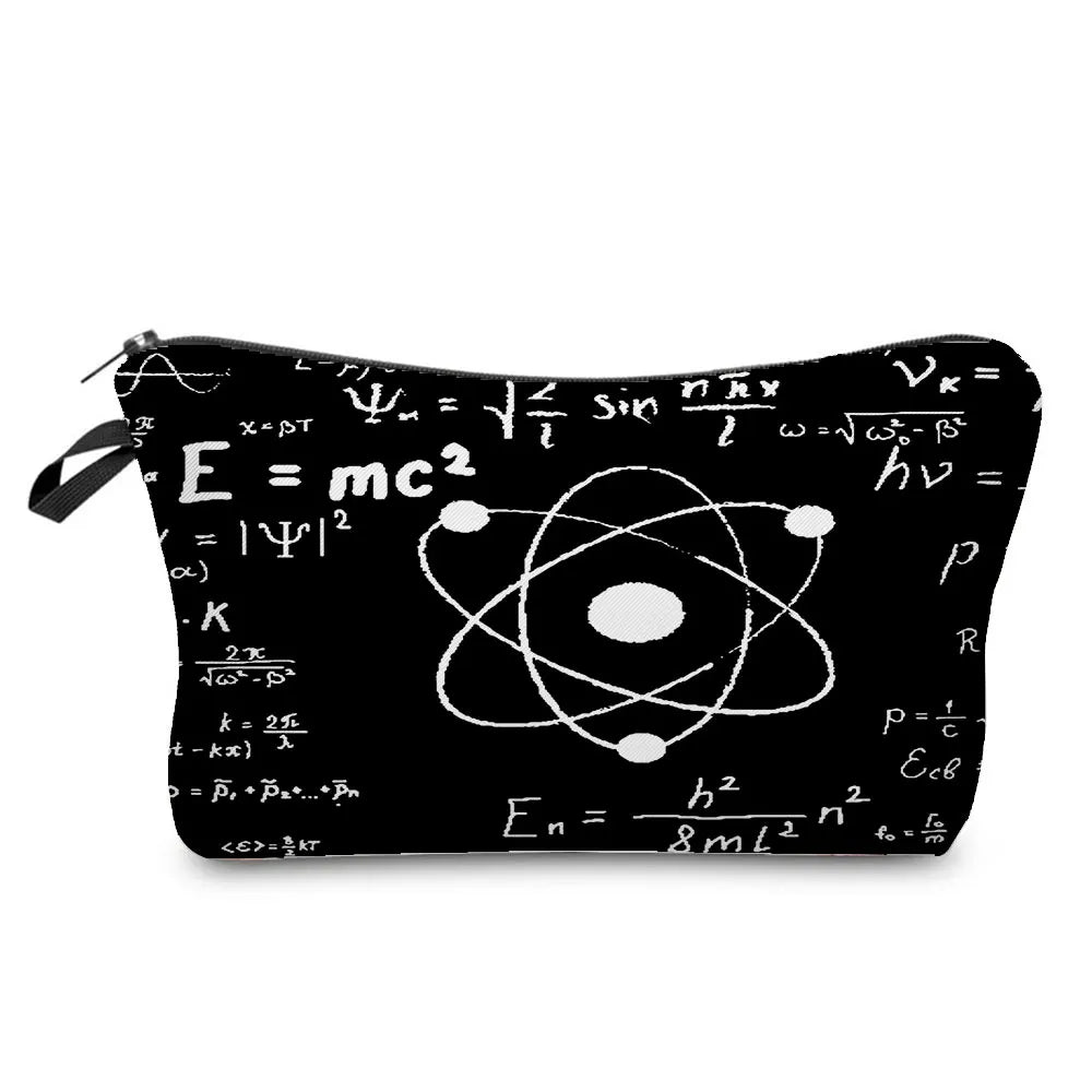 Sacs de rangement portables pour étudiant en sciences naturelles, poudres pour crayons, école, école, école, école, école, école, cadeaux du Nouvel An, mini sac de lavage