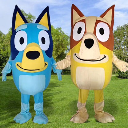 Costume de poupée de dessin animé Dog, 1:1, pour adulte, marche, cosplay, performance, activité, accessoires