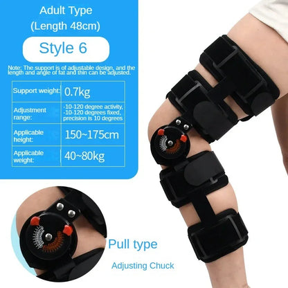 Orthèse de pied réglable pour le rinçage du genou, orthèse des membres inférieurs, protecteur de fracture, soutien des articulations des jambes, soins génitaux ligamentaires