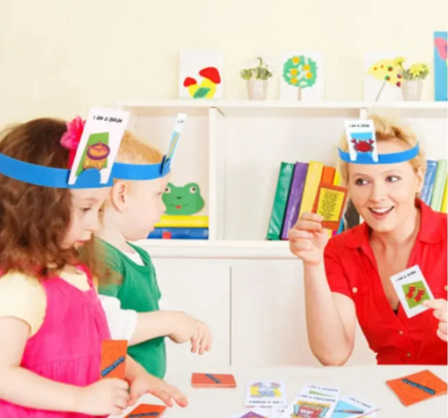 Jeu de société de devinettes d'image pour enfants, jeu pour enfants, jeux interactifs Parent-enfant pour la famille, jeux de fête