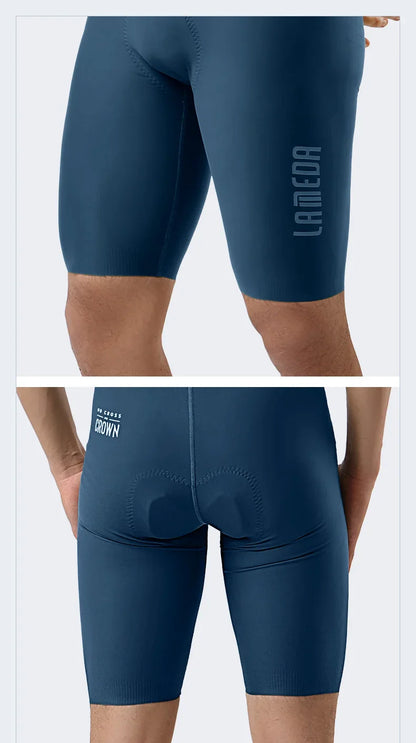 Lameda vêtements de cyclisme été hommes à manches courtes séchage rapide respirant maillot de cyclisme Shorts de cyclisme ensemble de sangles pour hommes