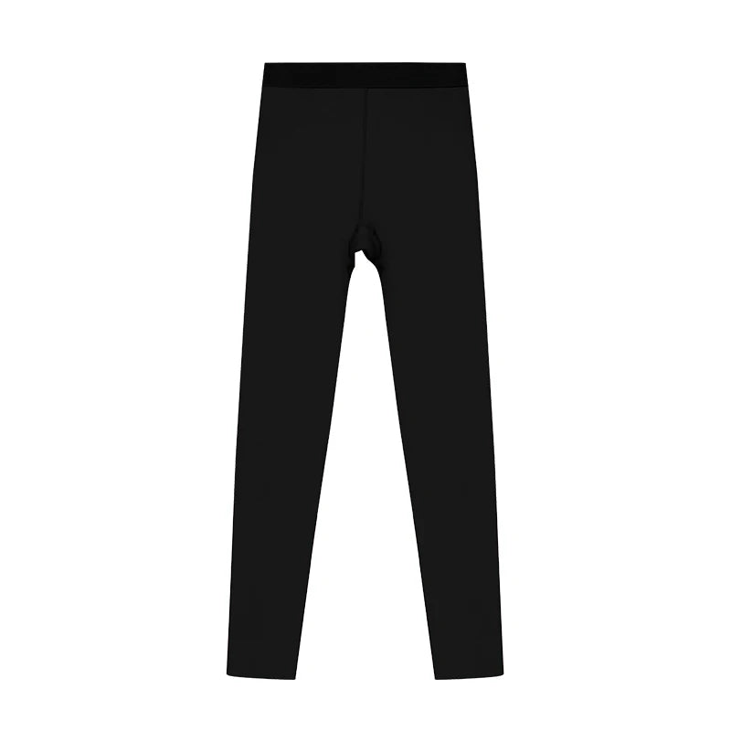 Leggings épais doublés de polaire pour femmes, vêtements intérieurs moulants pour l'automne et l'hiver, pantalons chauds sans couture en laine et soie de mûrier pour femmes