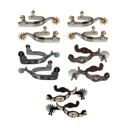 2x Horse Riding   Western Cowboy Spur for Equestrian Competition Racing