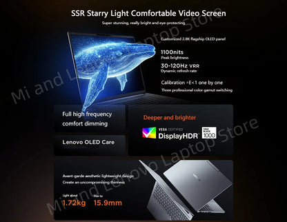 Lenovo Xiaoxin Pro 16 2025 GT AI 7 H 350/AI 9 H 365 16 pouces 32 Go 1 To 2.8K 120Hz OLED Gris