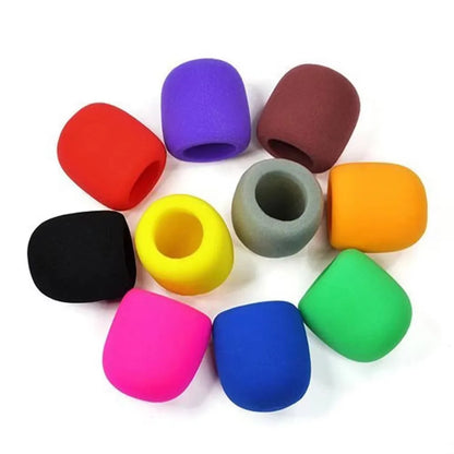 Microphone de pluie Mousse de protection, Éponge épaisse pour pare-brise de studio professionnel, Bouclier de protection pour grille, Capuchon de microphone souple