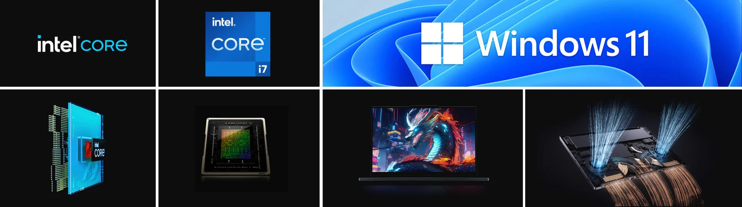 Lenovo Gaming Laptop LEGION Y7000P (5i Gen 9) 2024 Intel i7 14650HX NVIDIA RTX 4050 4060 4070 16"Inch 2.5K Computer PC Notebook