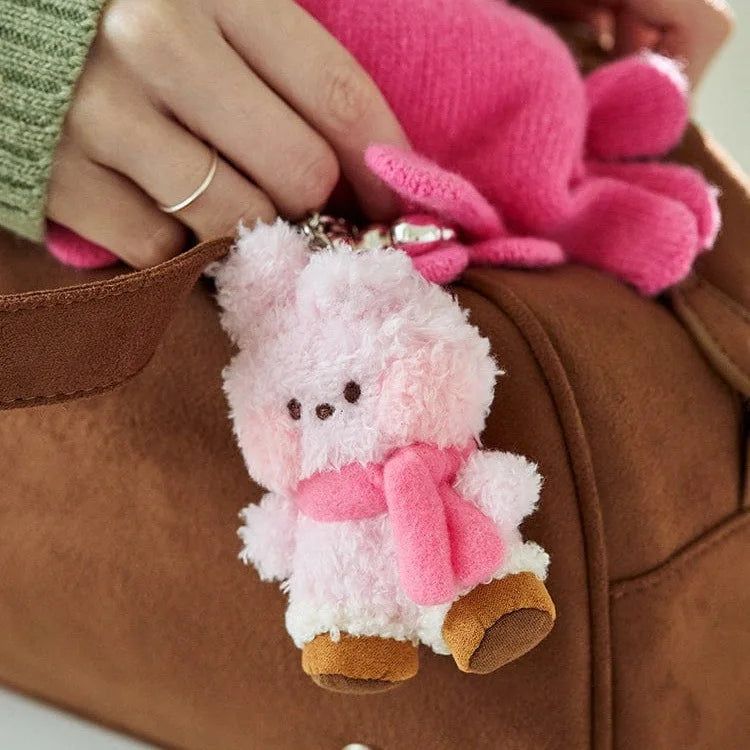 New 10Cm Bt21Ed Baby Series Kawaii Anime Rj Cooky Plush Keychain Cute Cartoon Plush Pendant Doll Toy Bag Accessories Girl Gift