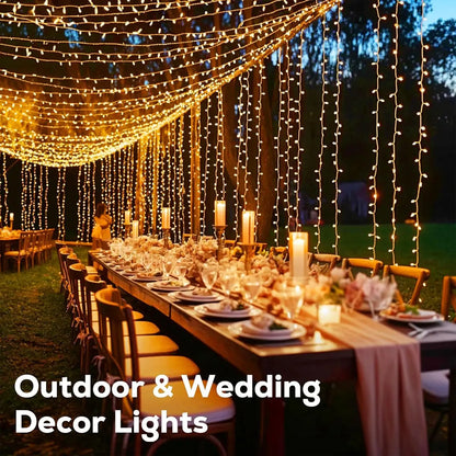 LED lumières de noël 5/10/20M 220V étanche fée lumières extérieur jardin arbre maison Halloween fête vacances décoration éclairage
