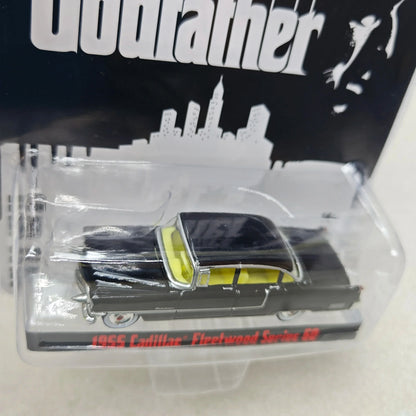 GreenLight 1:64 1955 Cadillac Fleetwo Series 60 godfather Elvis Presley Model Collectible Toy Gift Souvenir Display Ornament