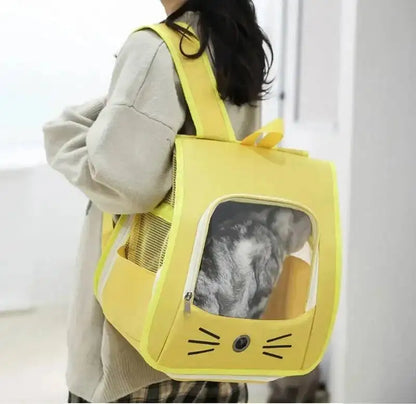 Sac à dos de transport pour animaux de compagnie, grand sac à dos pour chat, Transparent, respirant, Portable, pour chats et chiens, sac à bandoulière de transport