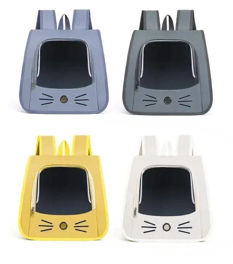 Sac à dos de transport pour animaux de compagnie, grand sac à dos pour chat, Transparent, respirant, Portable, pour chats et chiens, sac à bandoulière de transport
