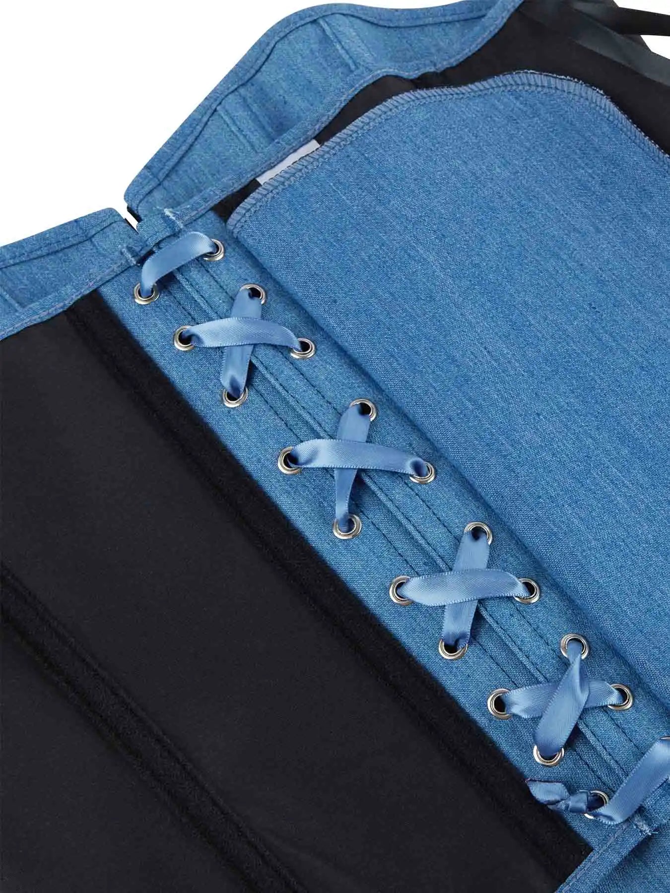 Nouveau corset de personnalité européen et américain, gilet à bretelles, haut de tube Spice Girl, haut sexy de cow-boy, haut de forme du corps.